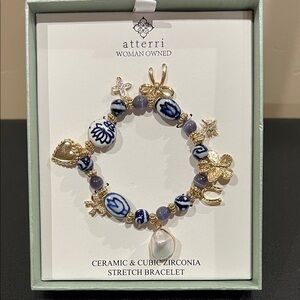 Atterri | Vintage Inspired Ceramic Stretch Charm Bracelet